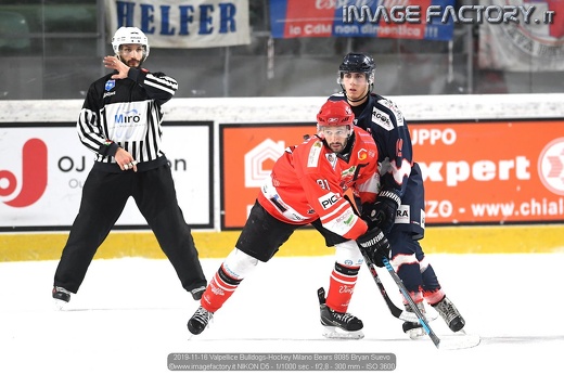 2019-11-16 Valpellice Bulldogs-Hockey Milano Bears 8085 Bryan Suevo